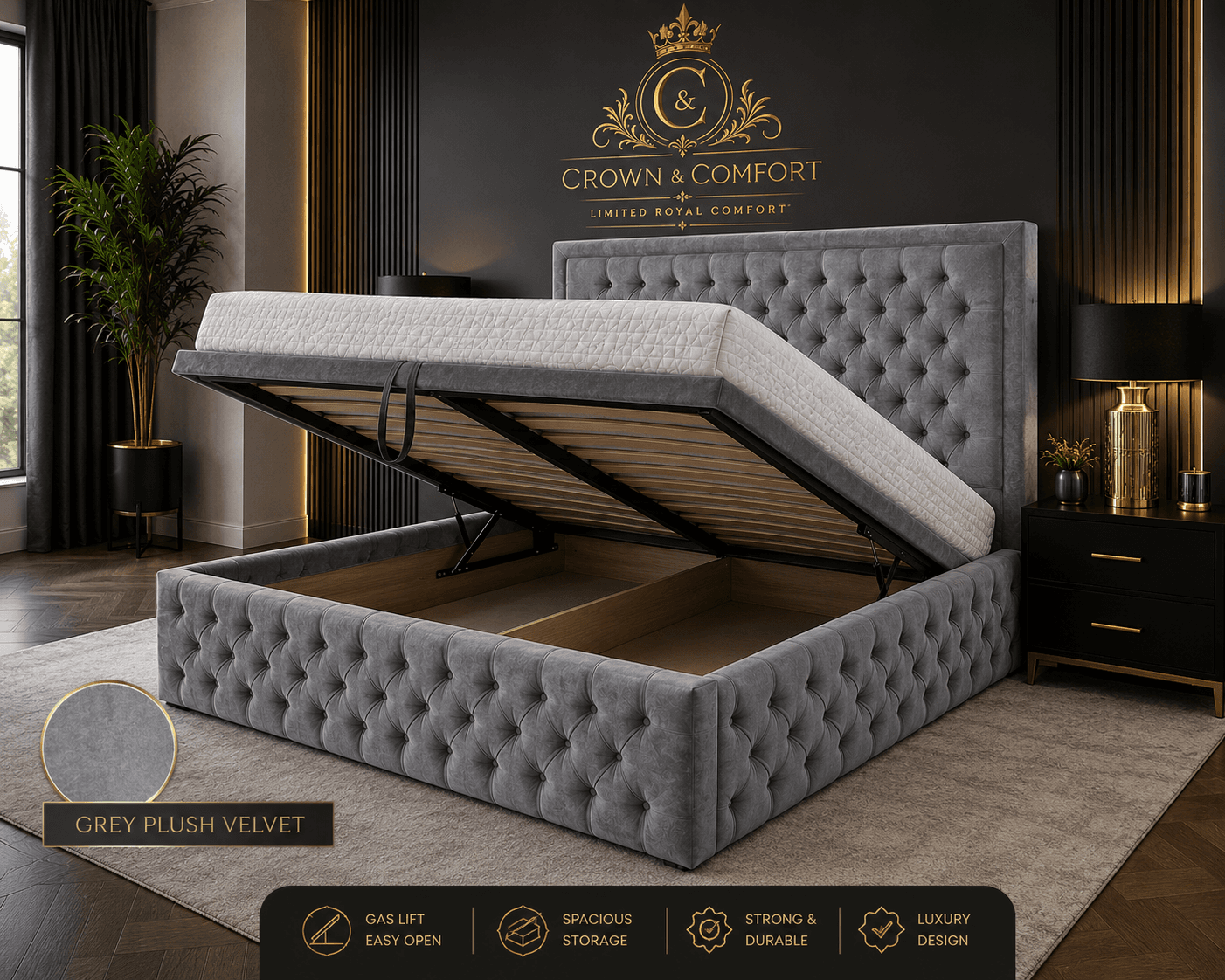 The Shehbaz Regent Ottoman Bed