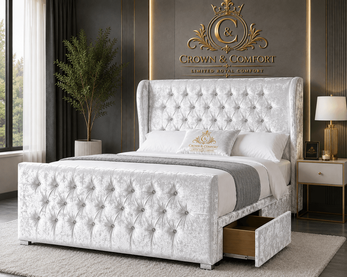 The Crownvera Diamond Divan Bed