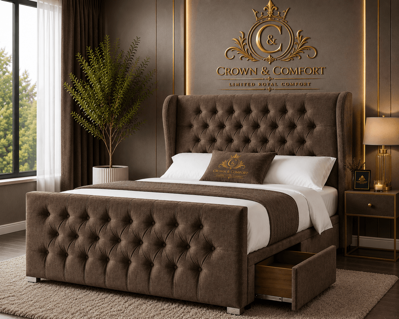 The Crownvera Diamond Divan Bed