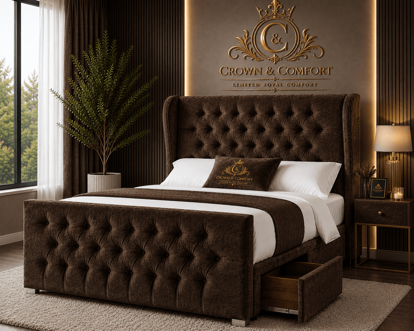 The Crownvera Diamond Divan Bed