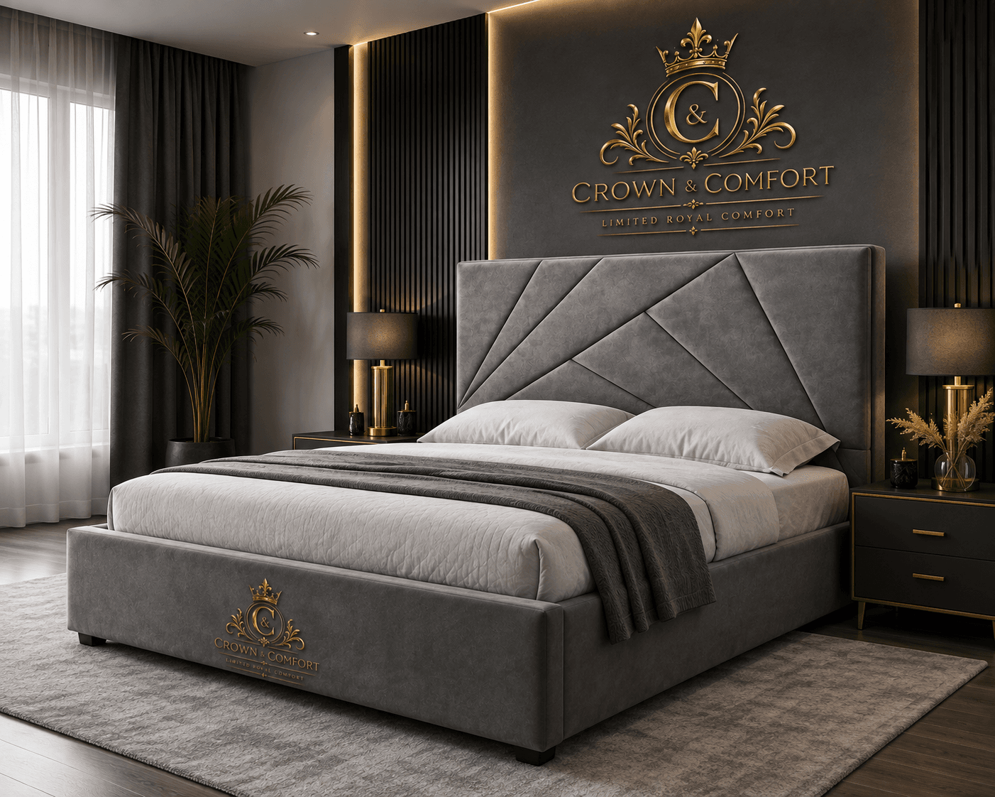 The Crownessa Azure Royale Bed