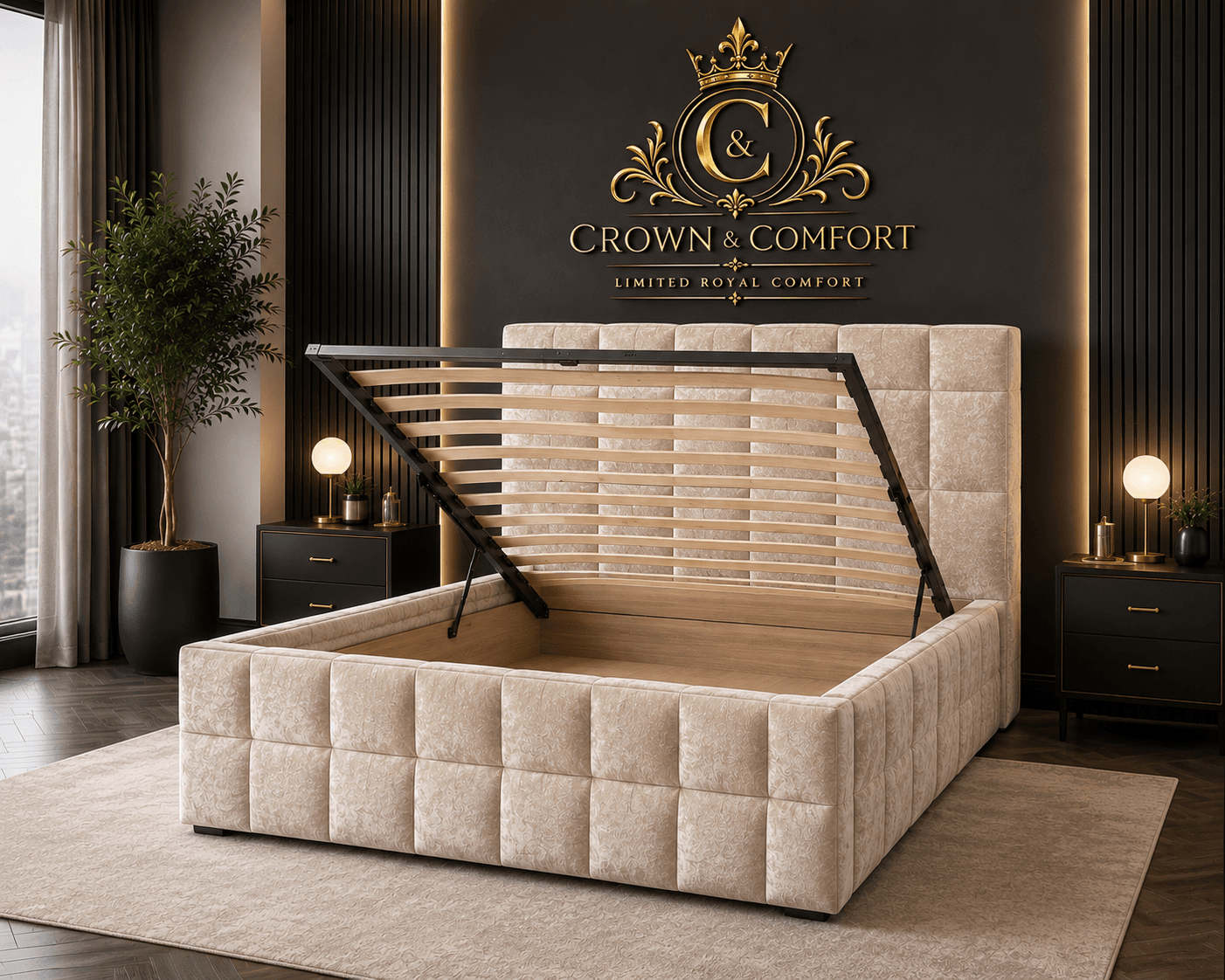 The Crownova Imperial Ottoman Bed