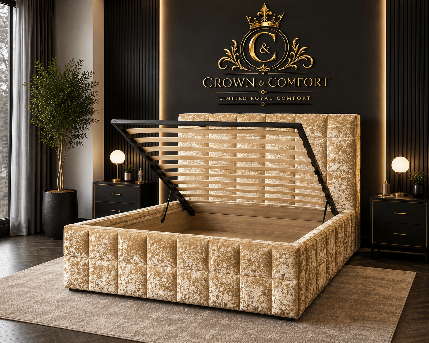 The Crownova Imperial Ottoman Bed