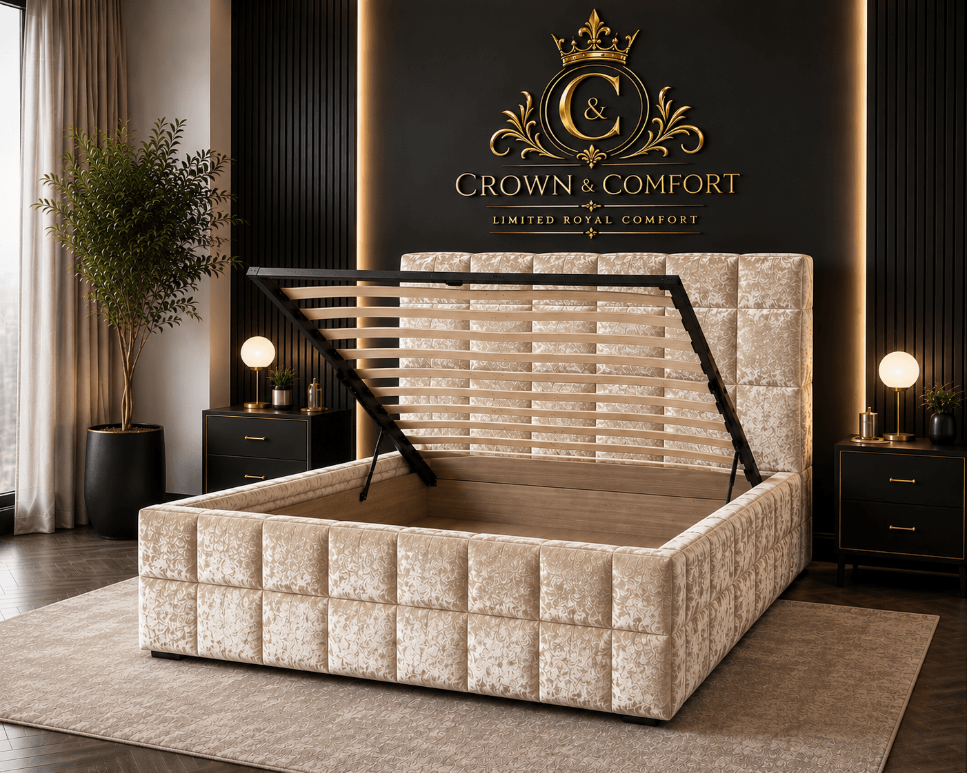 The Crownova Imperial Ottoman Bed