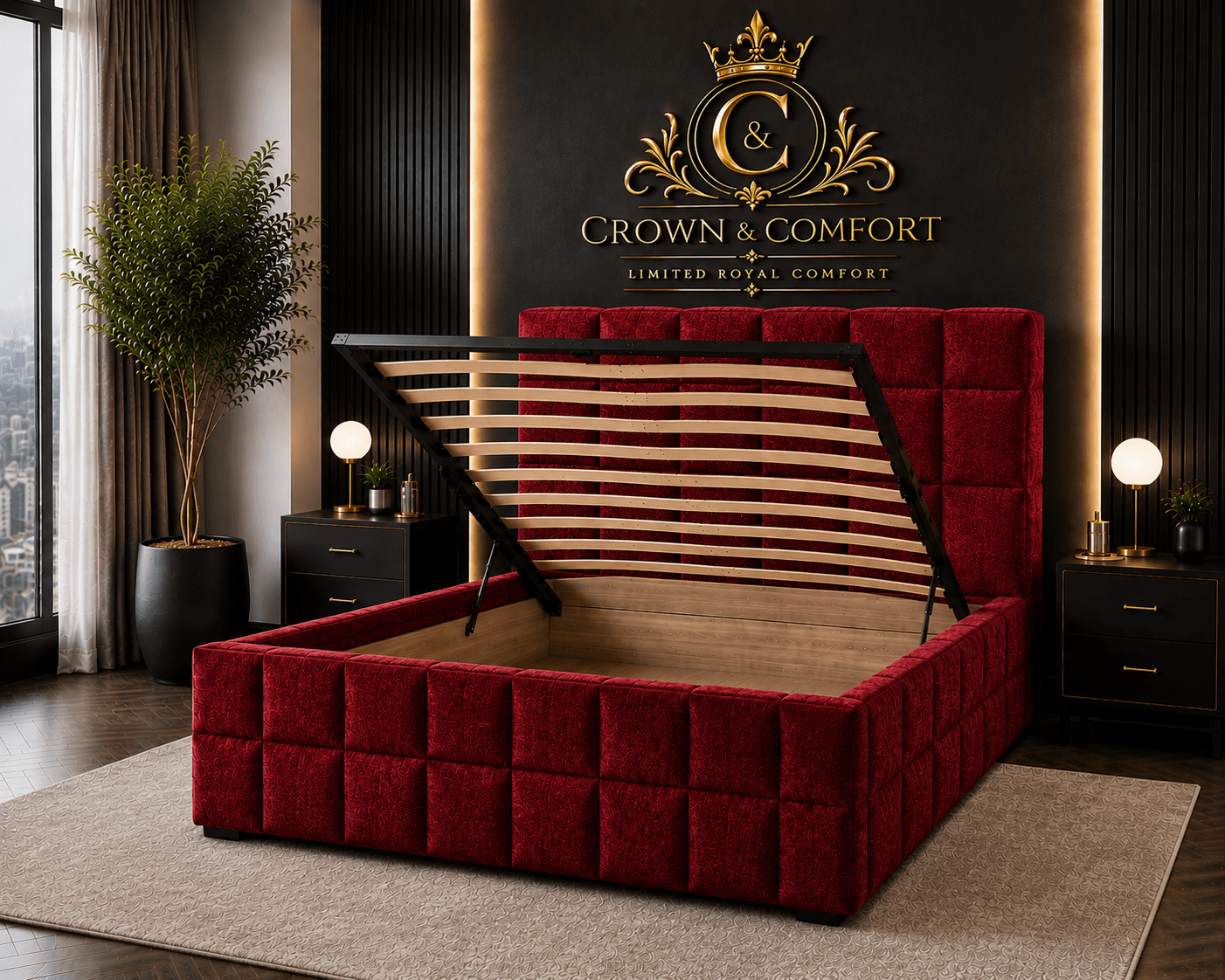 The Crownova Imperial Ottoman Bed