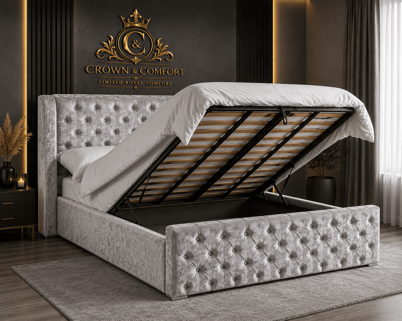 The Crownova Regent Ottoman Bed