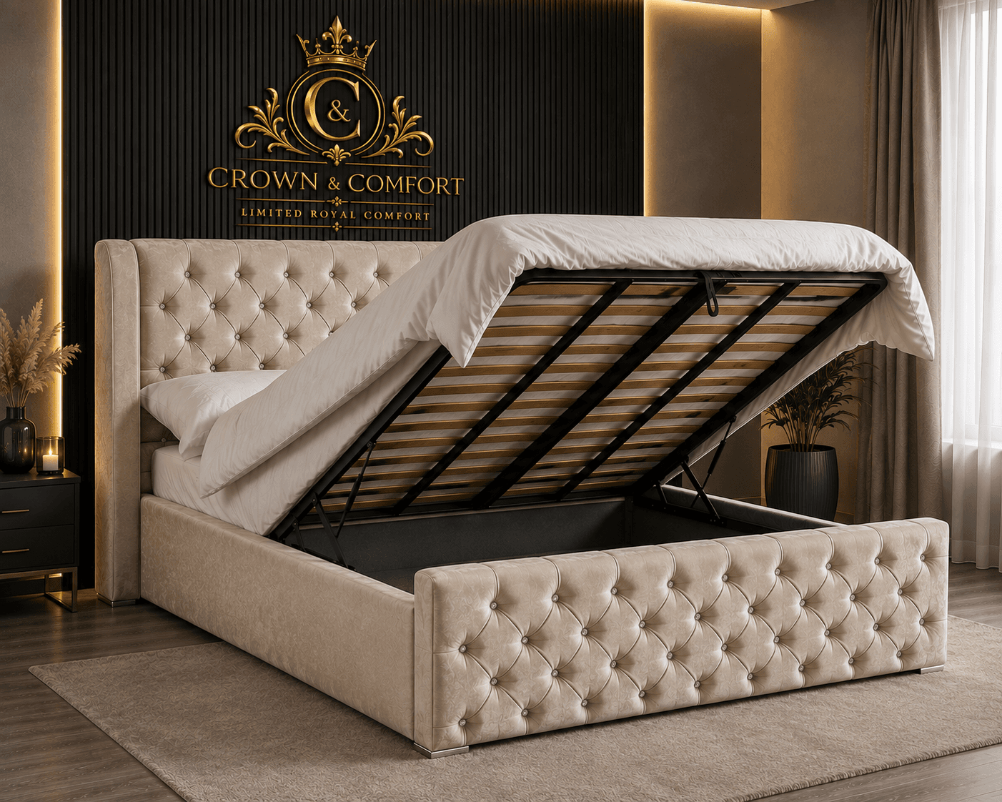 The Crownova Regent Ottoman Bed