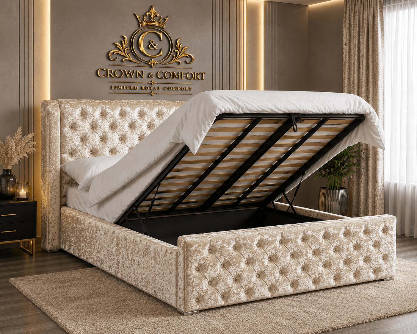The Crownova Regent Ottoman Bed