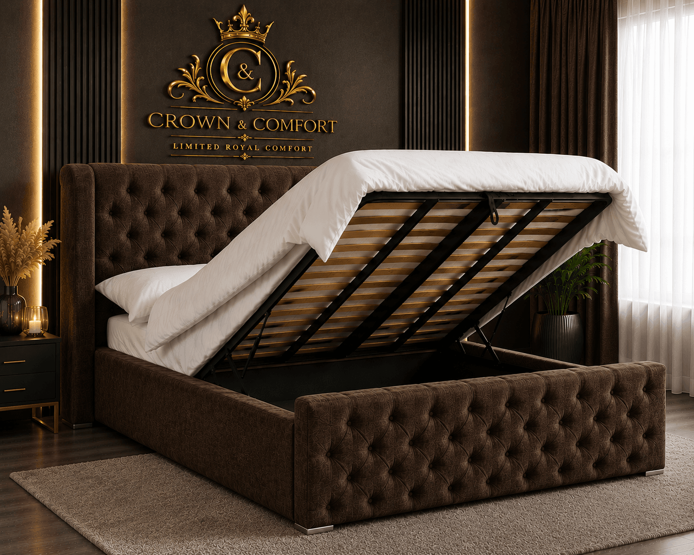 The Crownova Regent Ottoman Bed