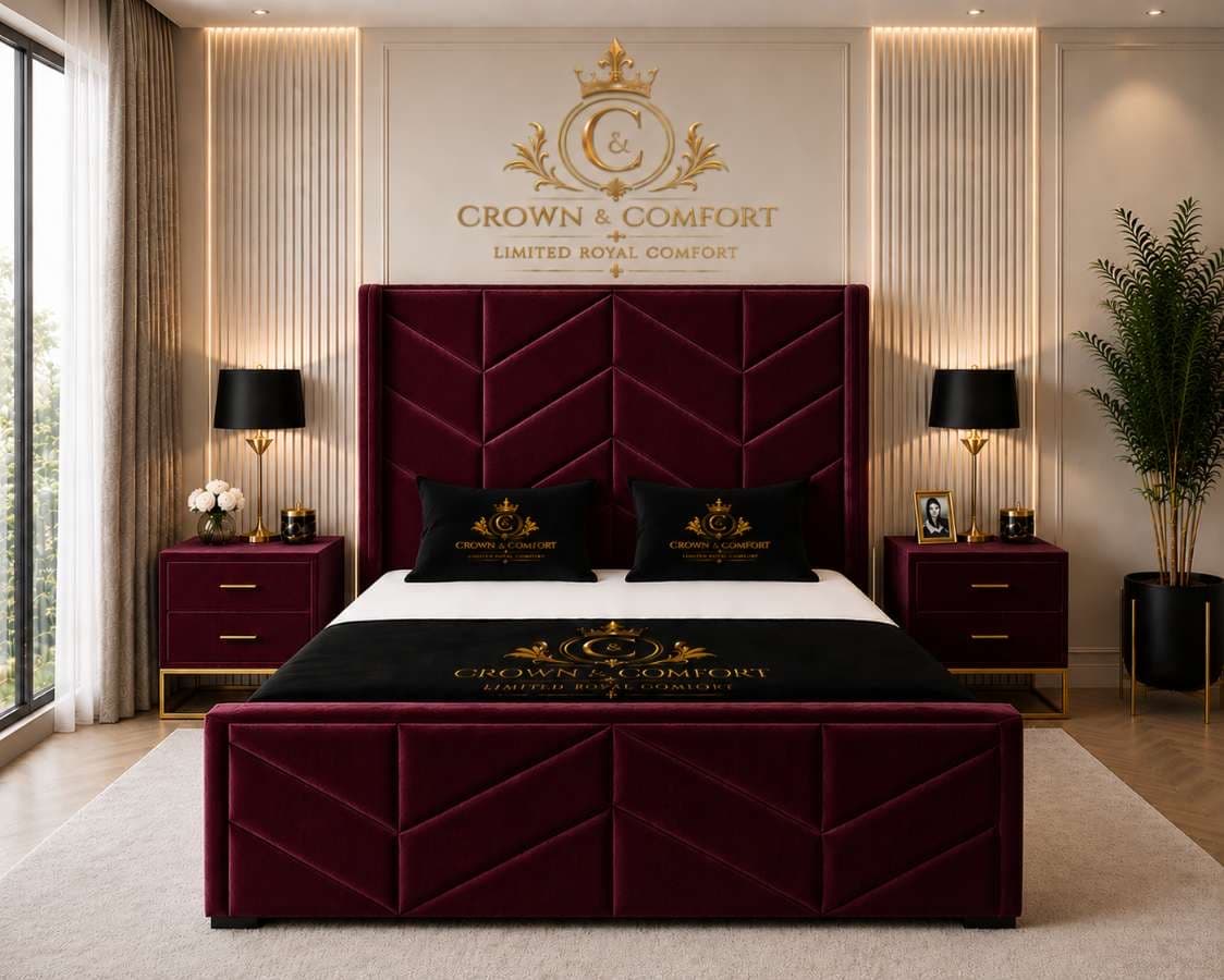 Akmal Opulence Chevron Bed